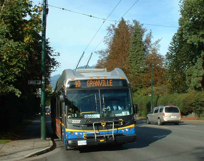 Coast Mountain Bus New Flyer E40LFR trolley 2237